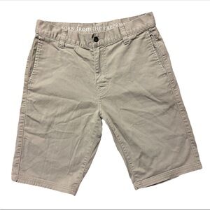 Prana Breathe Organic Cotton Stretch Hiking Shorts Men's Sz 30 Khaki Beige